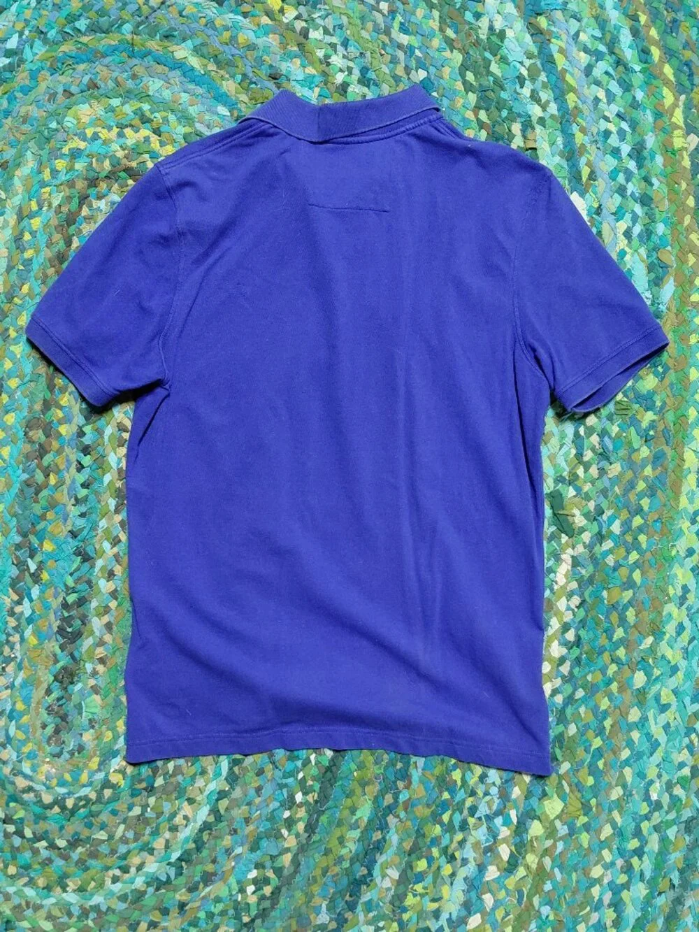 Banana Republic royal blue short sleeve polo shirt.